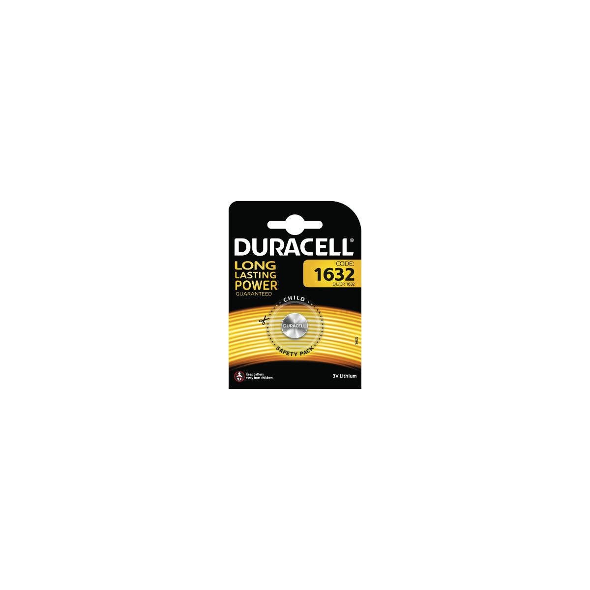 Bateria guzikowa Duracell CR1632 3V 137mAh długotrwała
