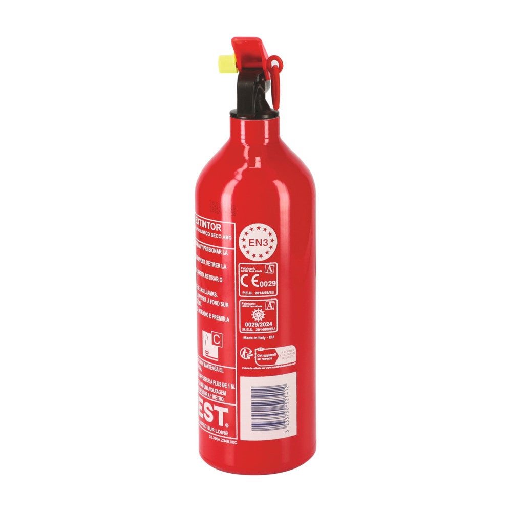 Extincteur 1kg à poudre abc classes de feux - AUTOBEST - 2