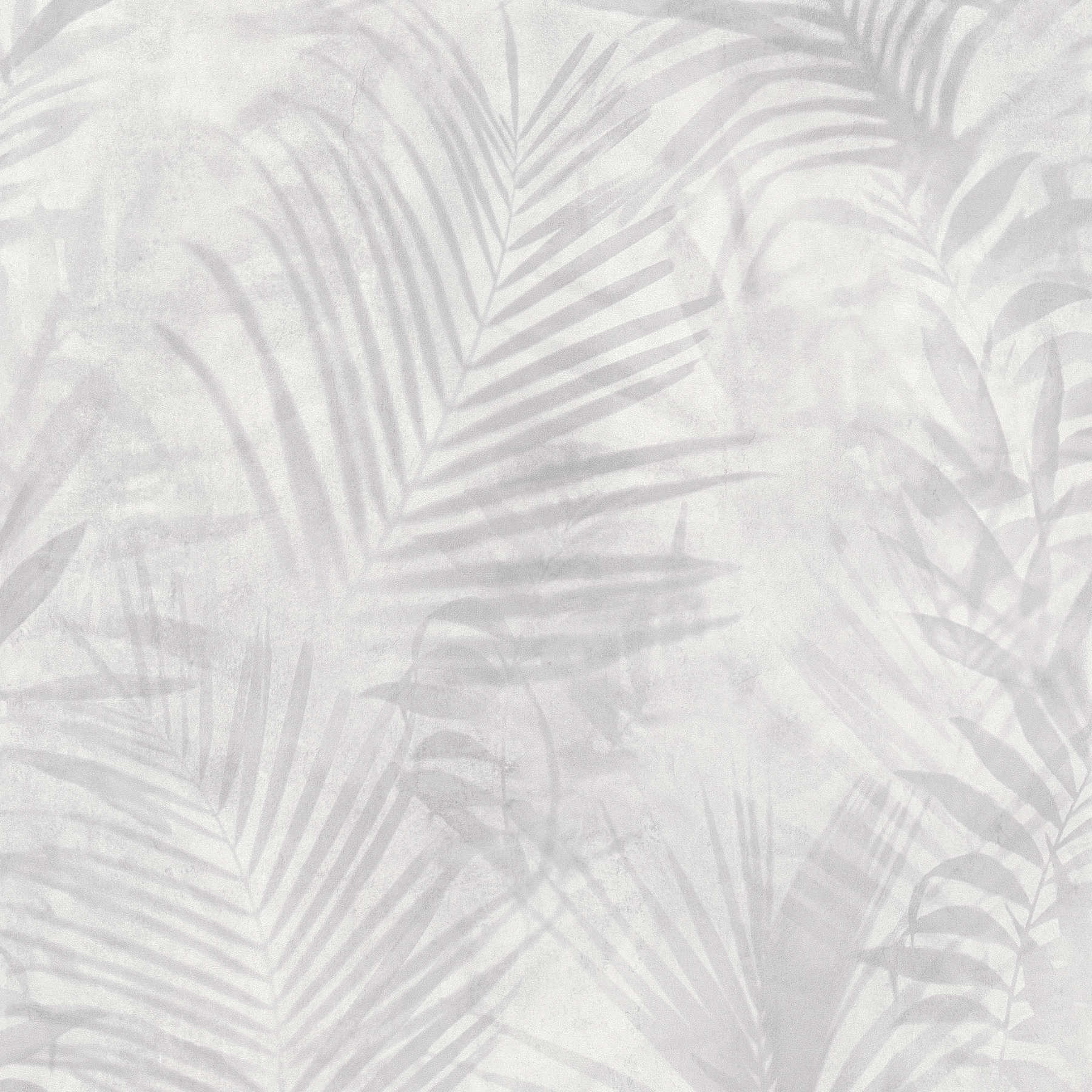 Carta da parati Aleix Jungle M1-No.387 Grigio Bianco Palma - 4