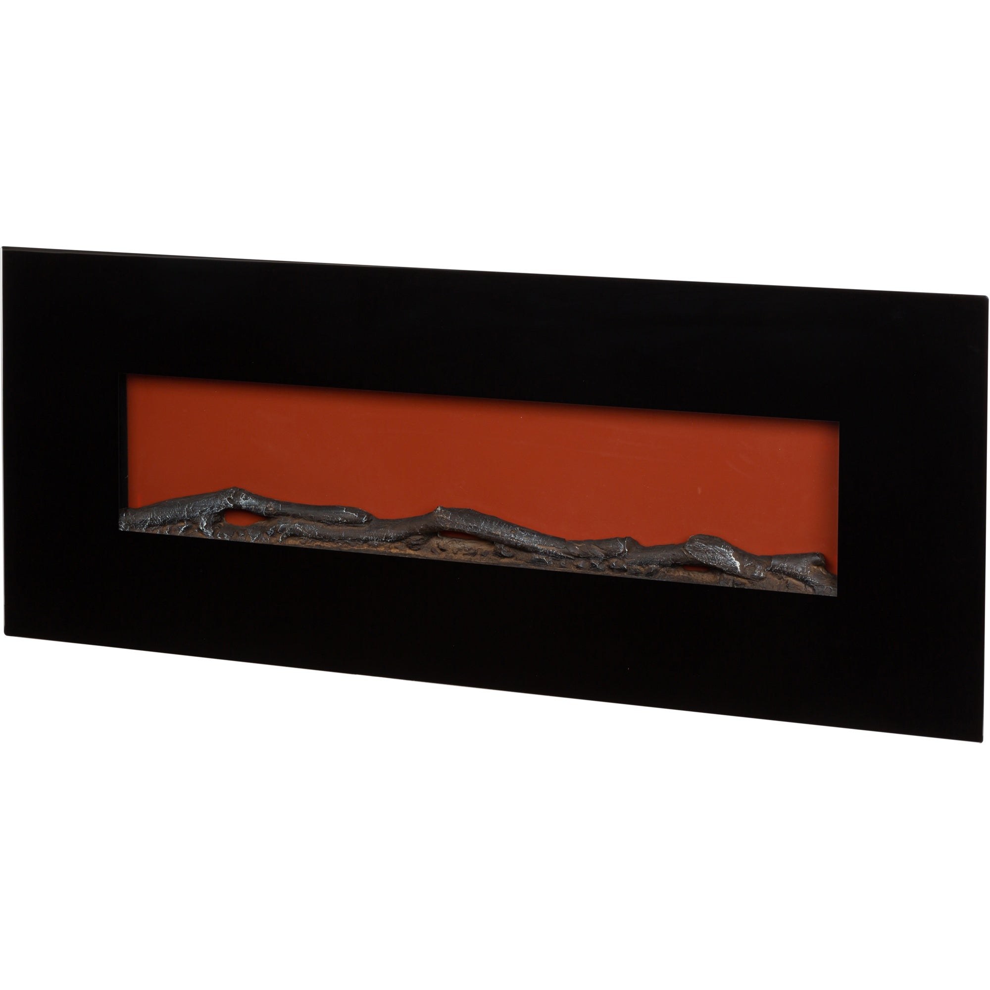 Cheminée électrique murale - Klarstein - 1600 W - cheminée encastrable avec telecommande - effet flamme LED - noir - 5