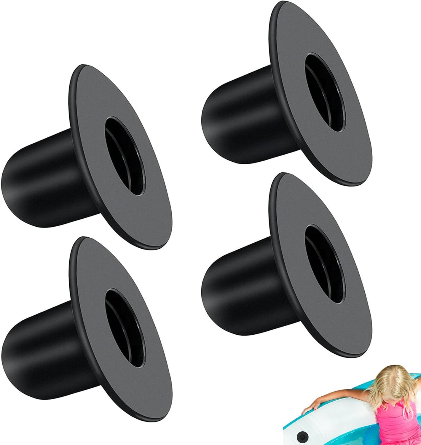 4-częściowe korki basenowe, korki basenowe, korki spustowe basenowe, korki do spa, korki ścienne do basenów, otwór na sitko