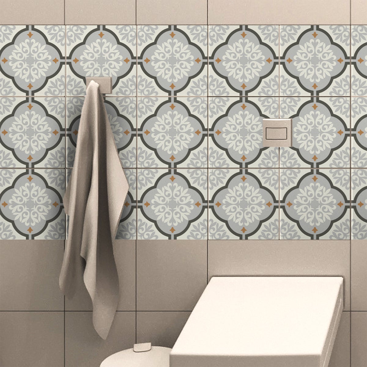 9 adesivi piastrelle azulejos Armaretto - Sticker adesivo - adesivi murali - 9stickers20x20cm - 4