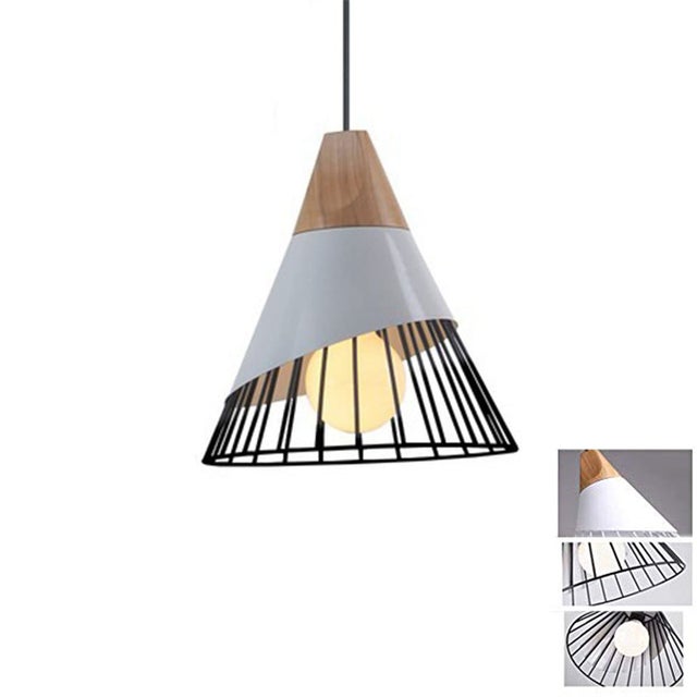 Lampa sufitowa z żelaza w stylu retro industrialnym, vintage, E27, metalowa, do hotelu, restauracji, salonu, sypialni, baru, szaro-czarna