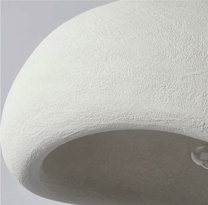 Lustre, style japonais wabi-sabi - blanc, 30cm-RAPANDA - 4