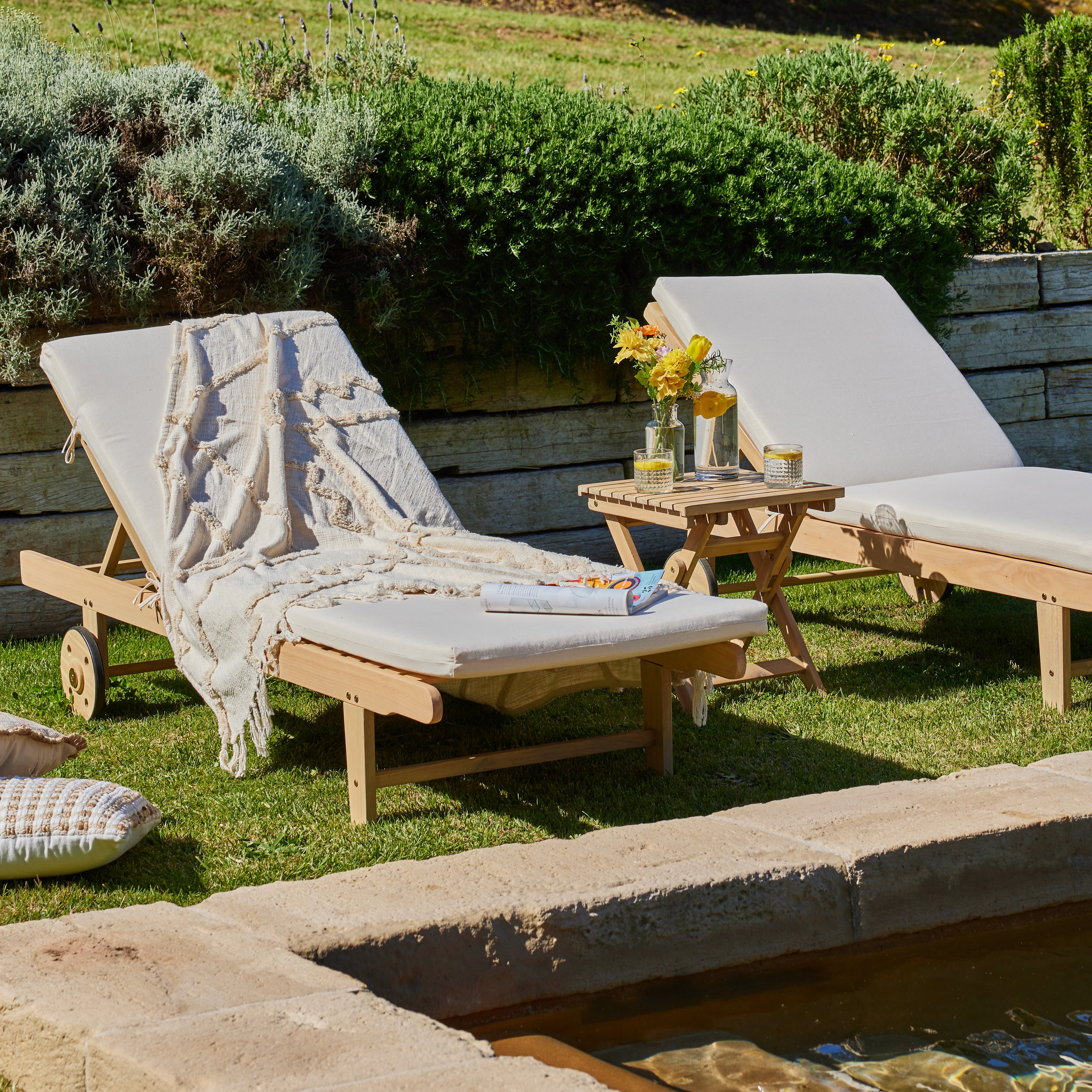 Chaise Longue Sdraio Da Giardino Casa ILARY Chaise Longue Sdraio