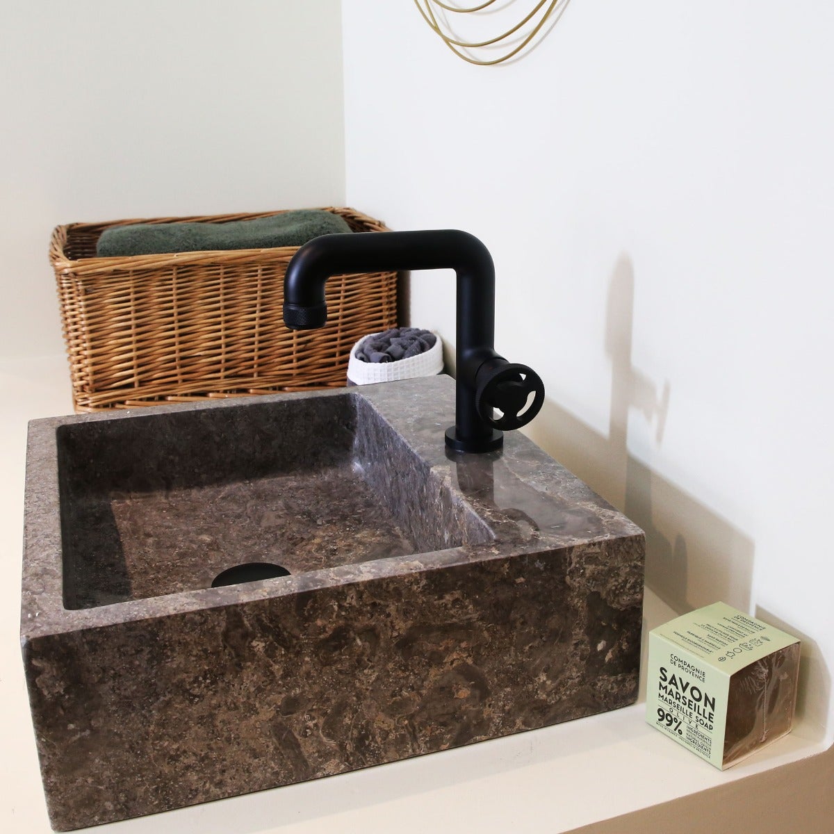 Factory mitigeur lavabo bas noir - 5