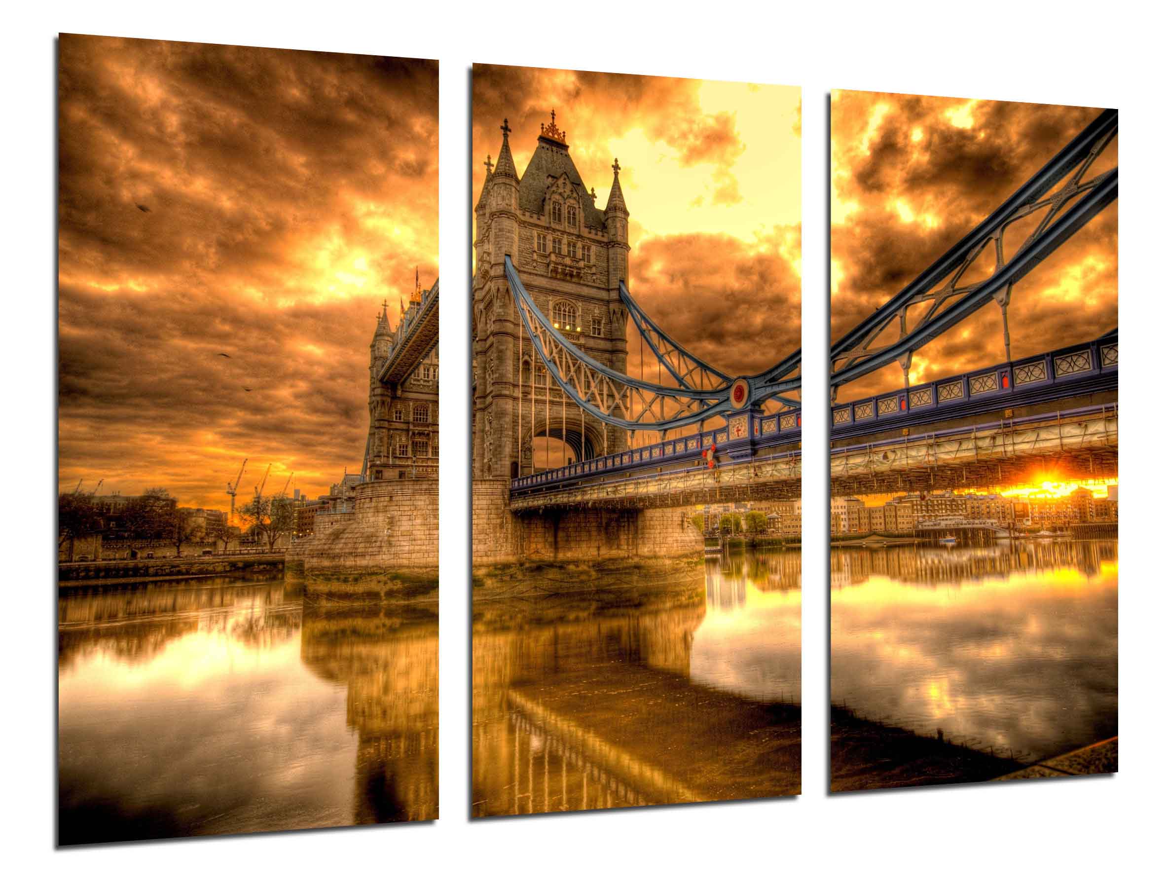 Paisaje londres vintage, puente de londres, tower bridge, impresión fotográfica sobre madera, cuadro moderno decorativo