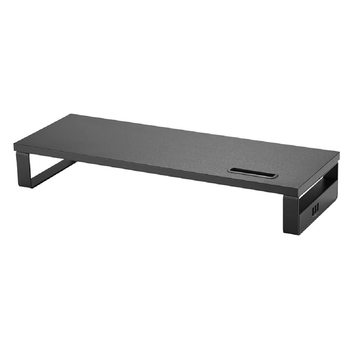 Uchwyt na monitor Equip z 3 portami USB hub czarny ergonomiczny