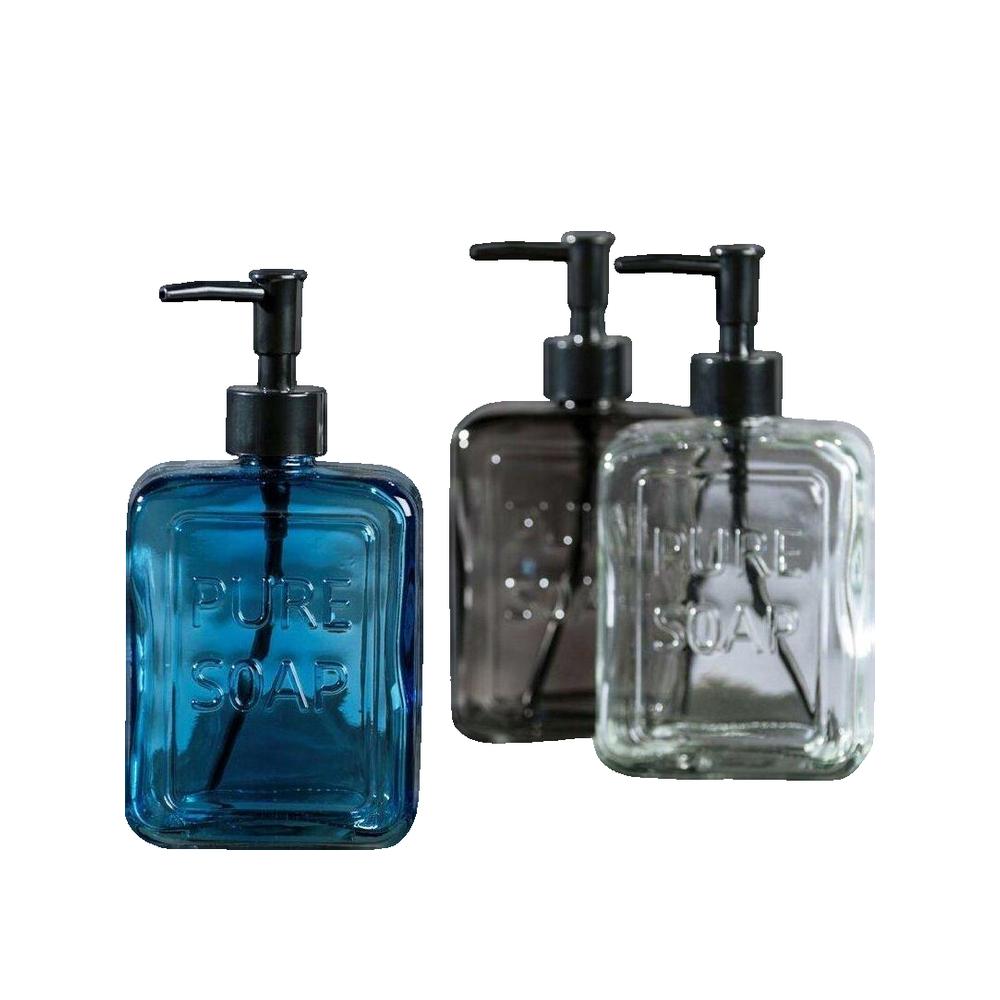 Dozownik mydła Wenko 550 ml przezroczysty sześcienny - 3