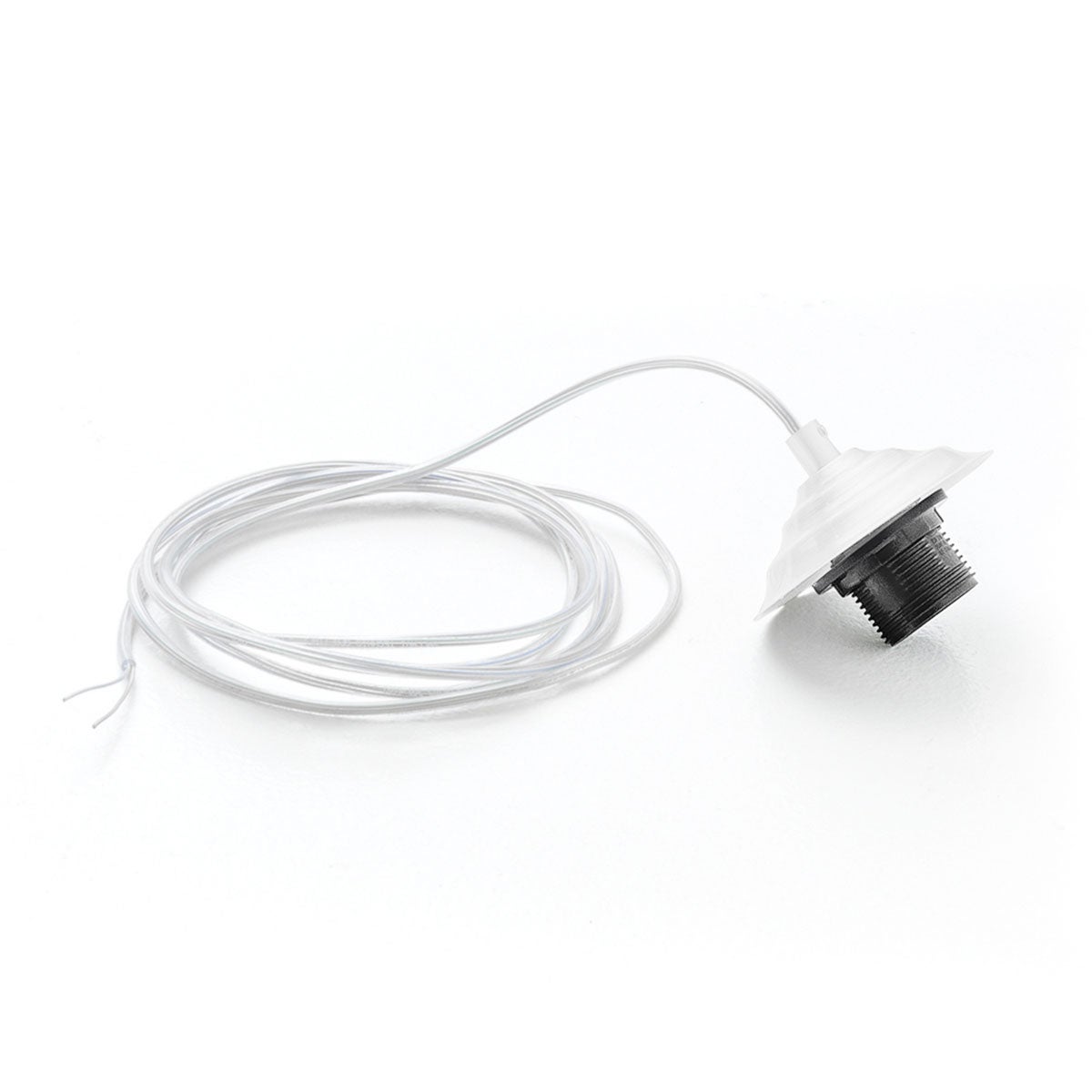 Oprawka do lampy z przezroczystym białym kablem Alice do lamp wiszących 1XE27 max 1X60W IP20 - Maksymalna długość 3 metry