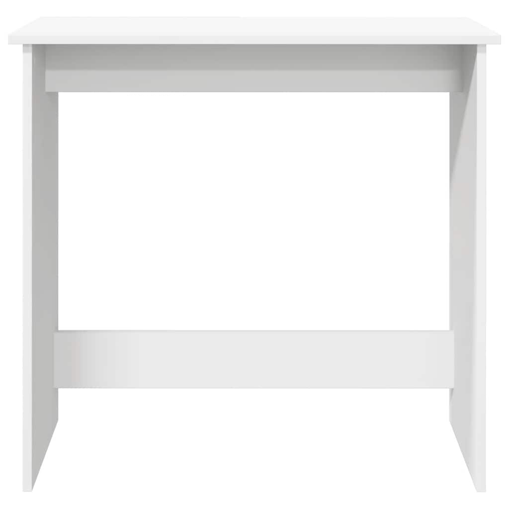 Bureau Blanc 80x40x75 cm Bois d'ingénierie vidaXL - 5
