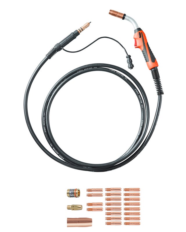 Pistolet MIG SucceBuy 250 A,Câble 15 Pieds,Compatible Soudeurs Miller,Fils 0,030