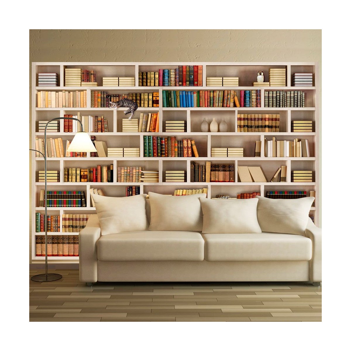 Papier Peint Bibliotheque Leroy Merlin