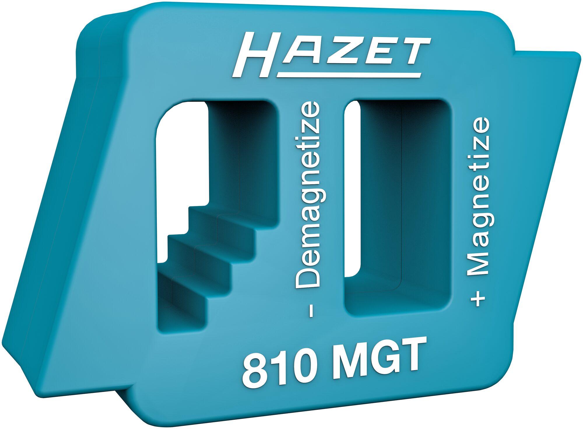 Strumento di magnetizzazione/smagnetizzazione HAZET 810MGT - magnetizzatore e smagnetizzatore per cacciaviti, utensili e piccole parti ferrose - con l