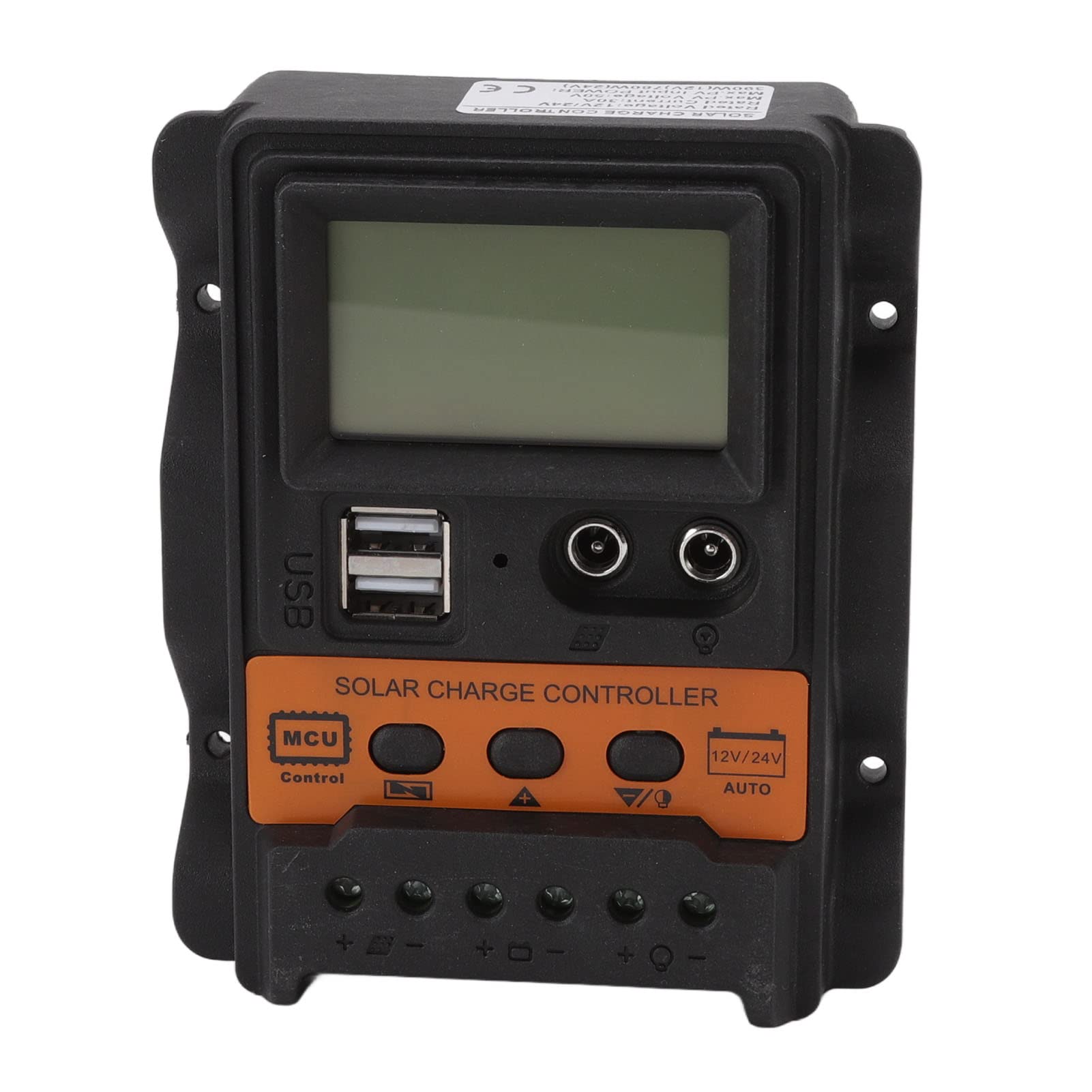 12V/24V 30A PWM Solar Charge Controller With LCD Display & USB Port – Regulator For Solar Panels