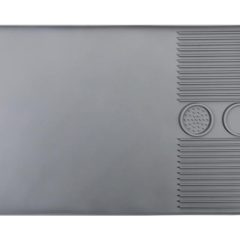 Mata ochronna silikonowa do ekspresów do kawy, zabezpieczająca blat przed uszkodzeniem przez wysoką temperaturę podczas parzenia kawy (szara)