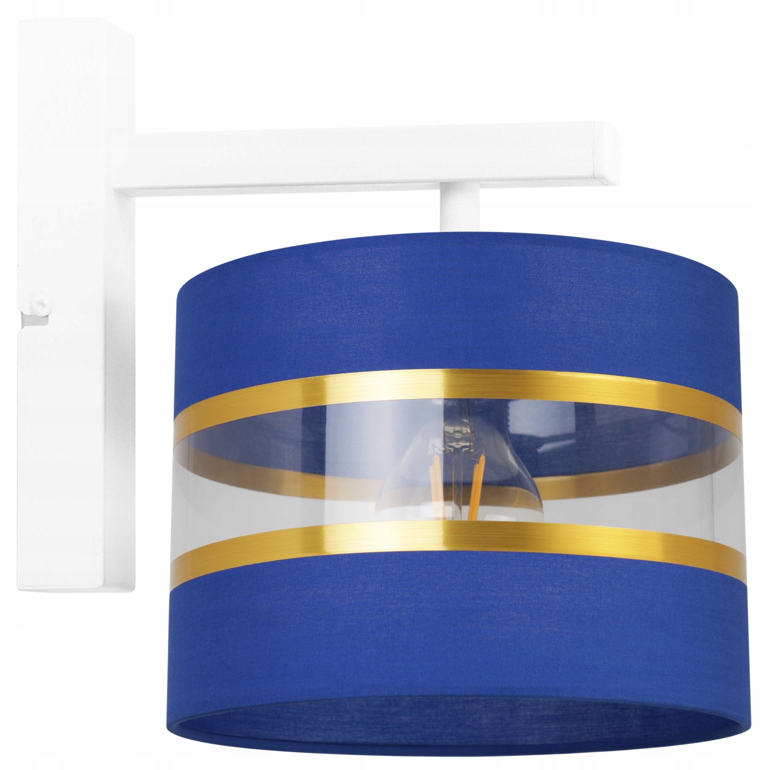 Aplica de perete Light Home LH Elegance Gold 1x E27 60W albastru/alb