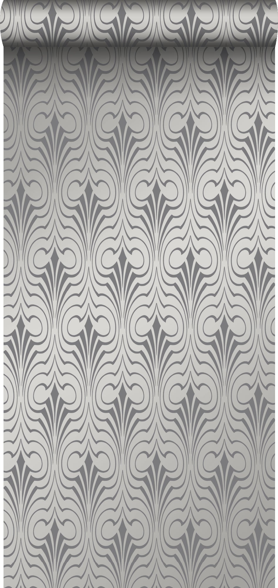 Tapeta forma graficzna taupe - 53 cm x 10.05 m - ORIGIN