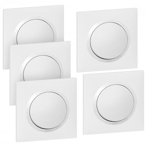 BUYGOO Interruttore a Pulsante LED On Off 12V Impermeabile Auto - 10 Pezzi, 5 Colori, DC 20A