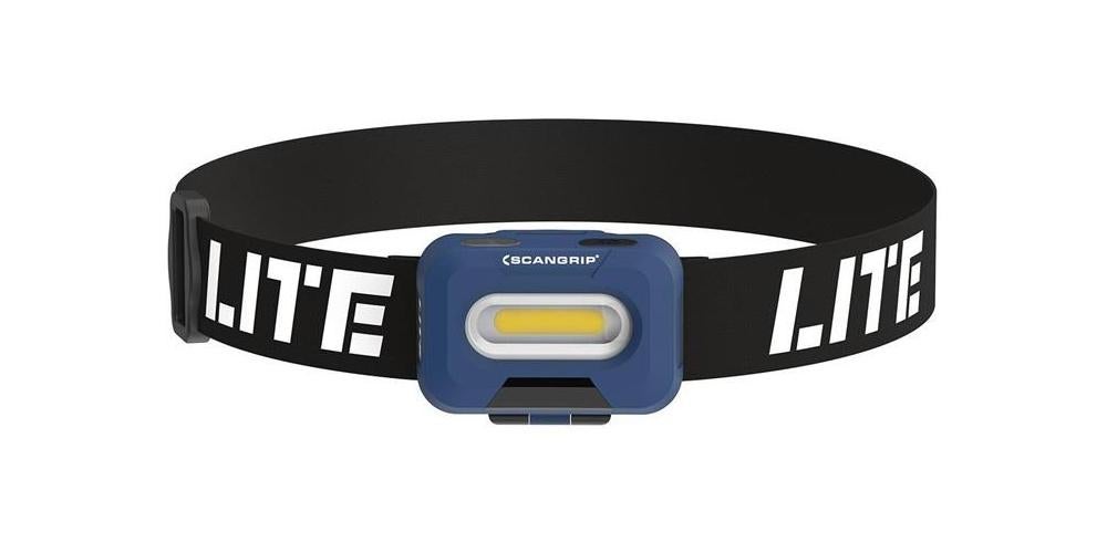 Scangrip I-View Lampe Frontale LED Rechargeable 400 Lumens - Éclairage Zone Complète Pro Avec Capteur Et USB-C
