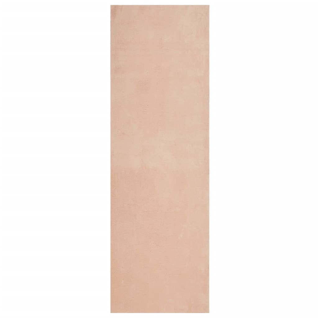 Alfombra de salón | alfombra de pelo corto suave lavable huarte rosado 80x250 cm cfw65847