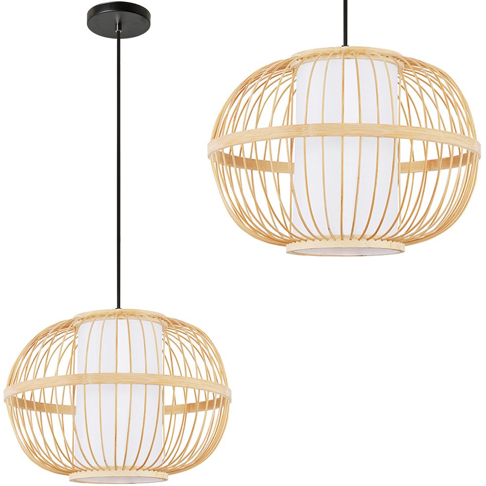 Lampa Sufitowa Wisząca Toolight App1631-1Cp Boho Beżowy 30Cn