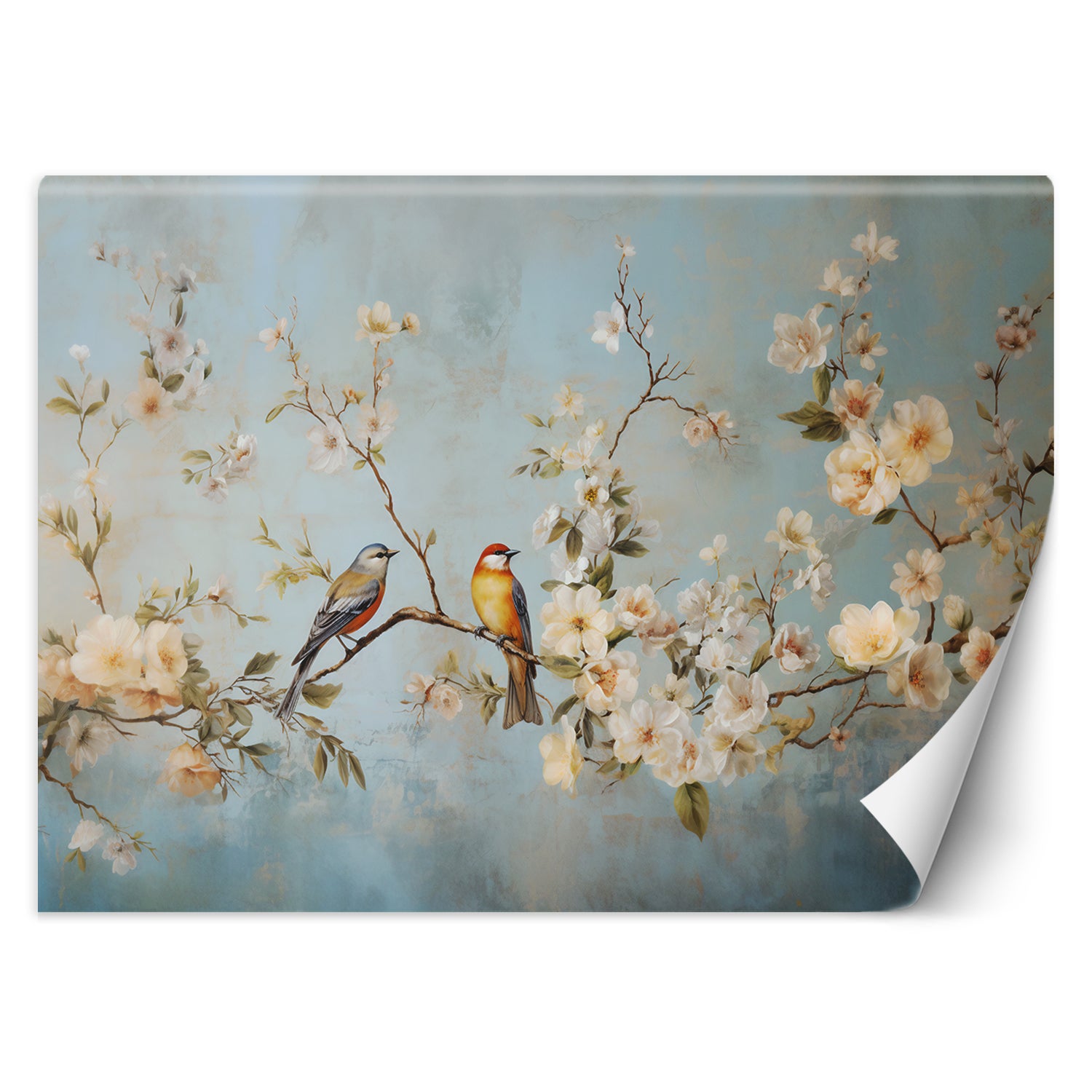 Fototapeta, Ptaki na gałęzi Chinoiserie 150x105