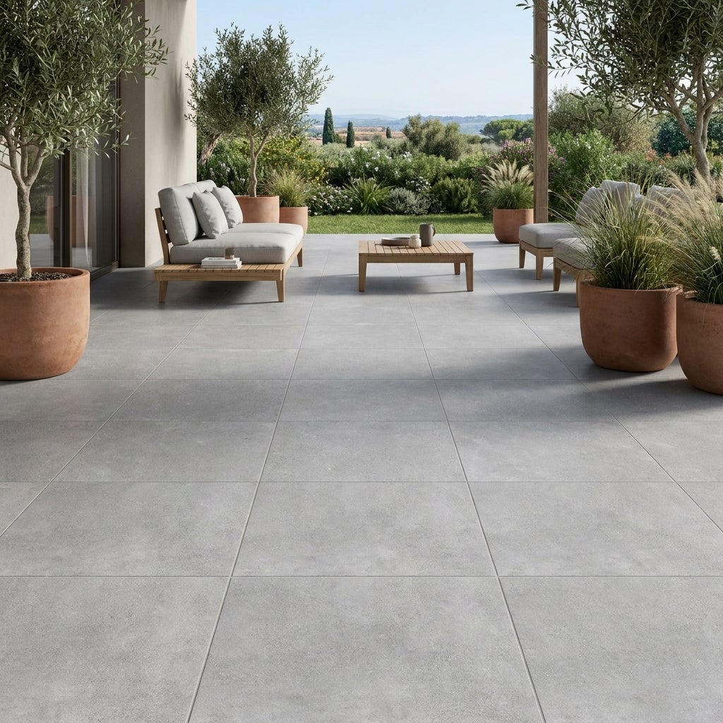Dalle extérieur sur plots Link 2.0 perle R11 60x60 cm - Réflex Boutique - 5