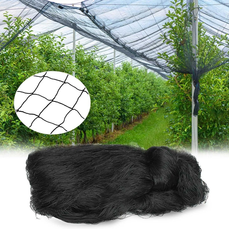 Siatka przeciw ptakom 15x15 m – chroń swój ogród warzywny i owoce przed ptakami, wielokrotnego użytku, oczka 50 mm