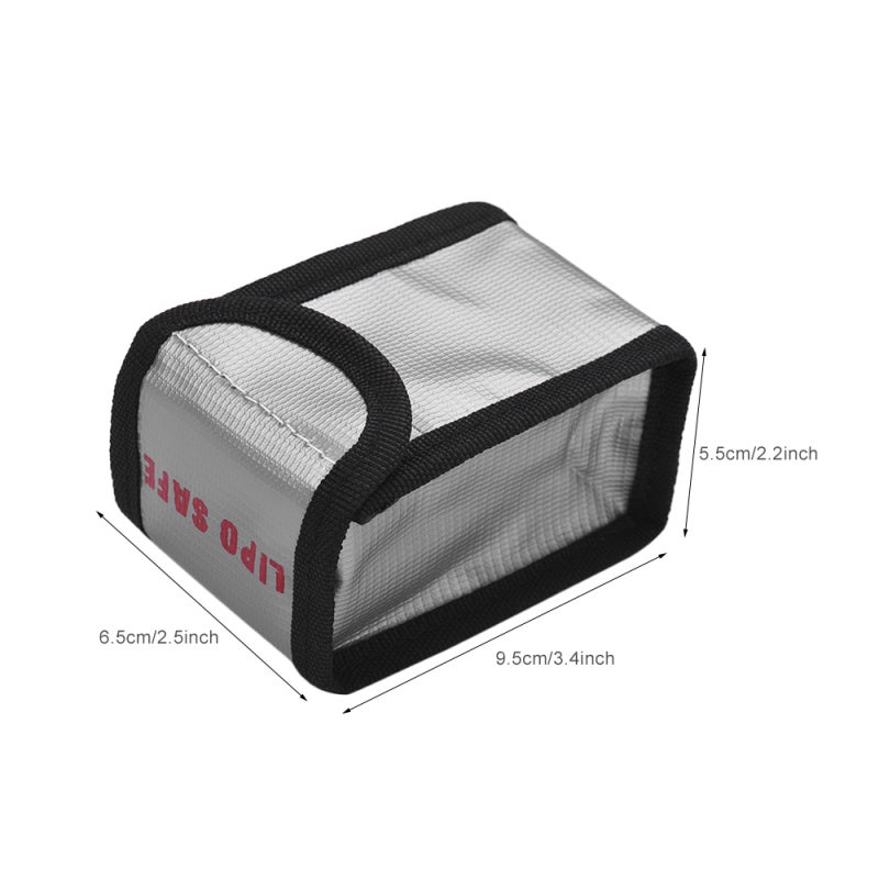 Sac De Protection Lipo Ignifuge 220x180 Mm – Sécurité Max Pour Charge Et Stockage Batteries, Anti-feu Renforcé