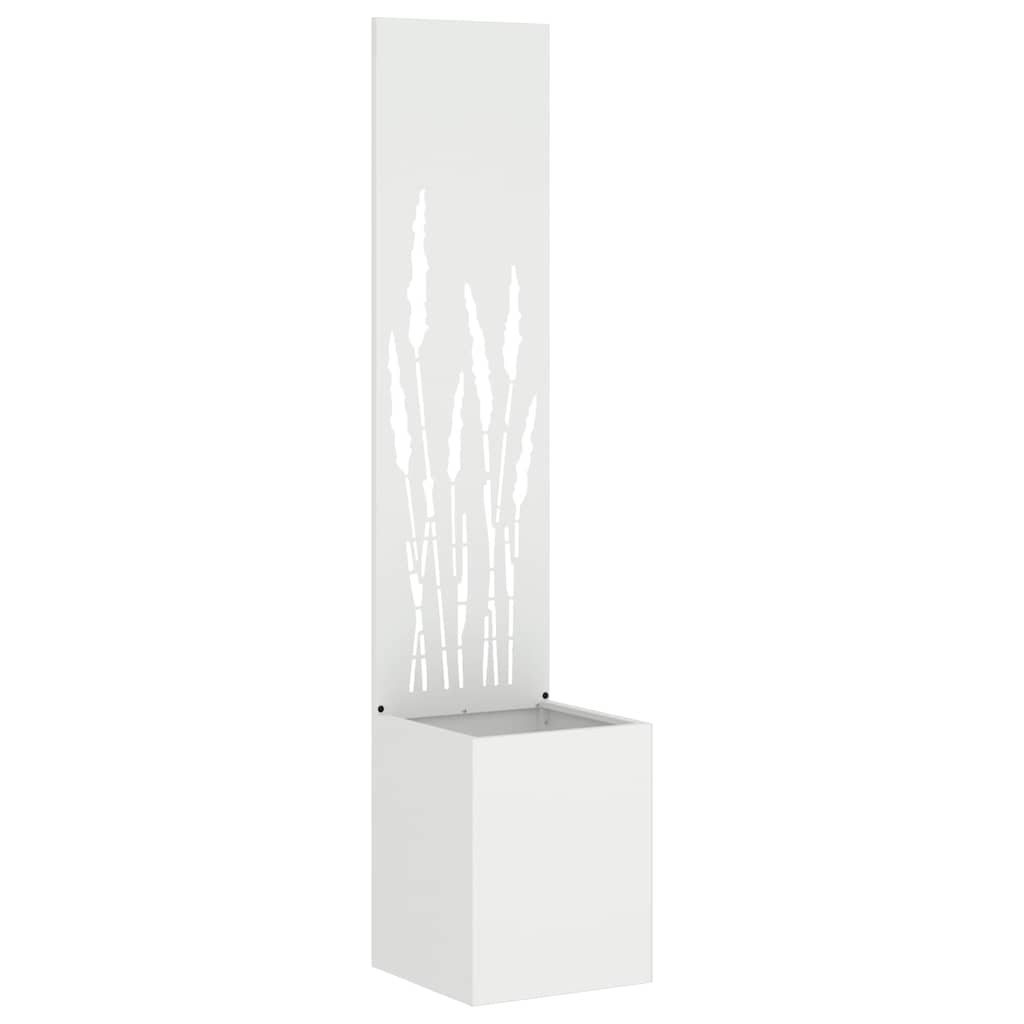 Écran de confidentialité de jardin Fretwork Blanc 32 x 150 cm vidaXL - 2