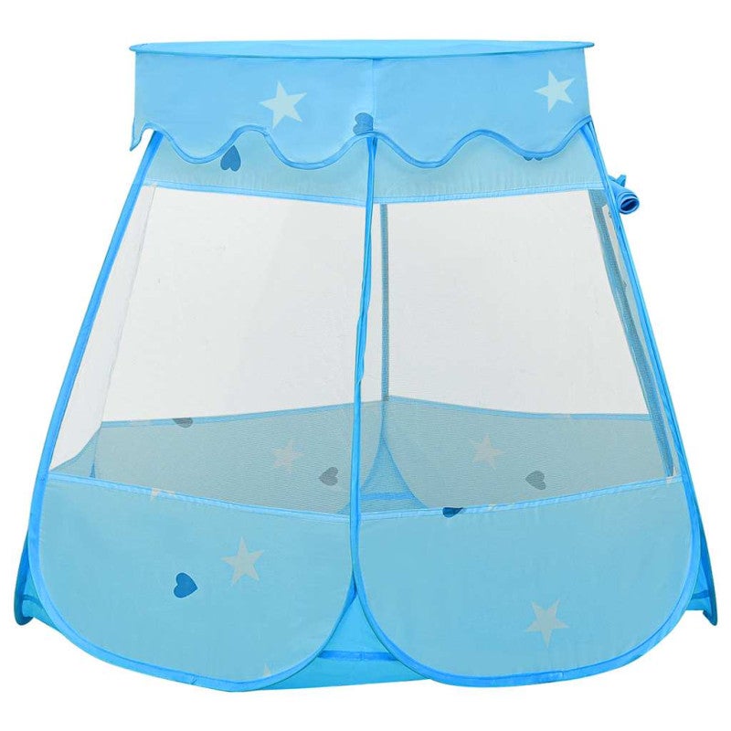 Tente de jeu pour enfants avec 250 balles Bleu 102x102x82 cm - 3
