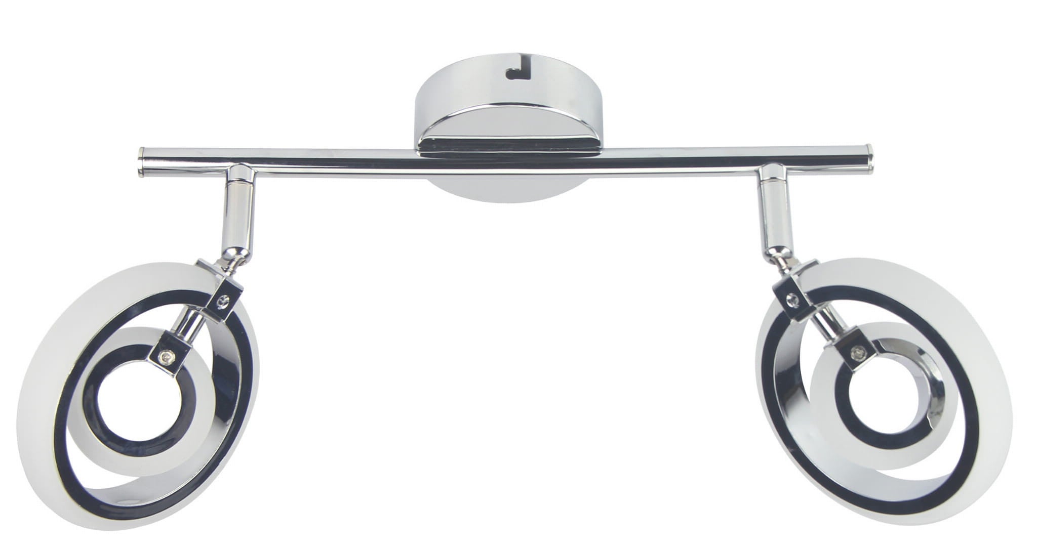 Lampa sufitowa Celt biała chromowana LED 6W 3000K 480lm wym: 20 x 40 x 10 cm akryl Candellux