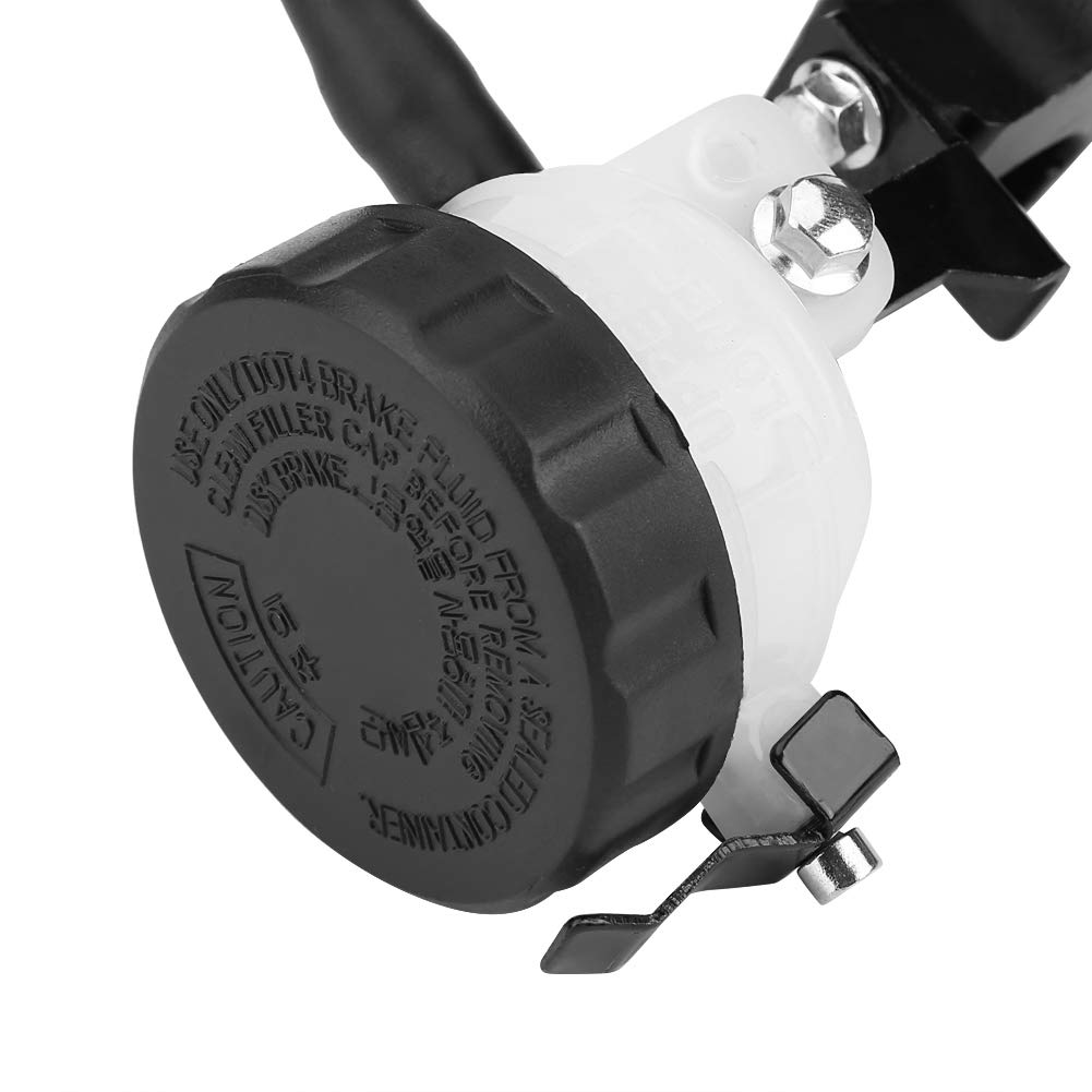 Set Serbatoio Cilindro Master Per Frizione E Freno Moto – Universale, Colore Nero, 7/8"