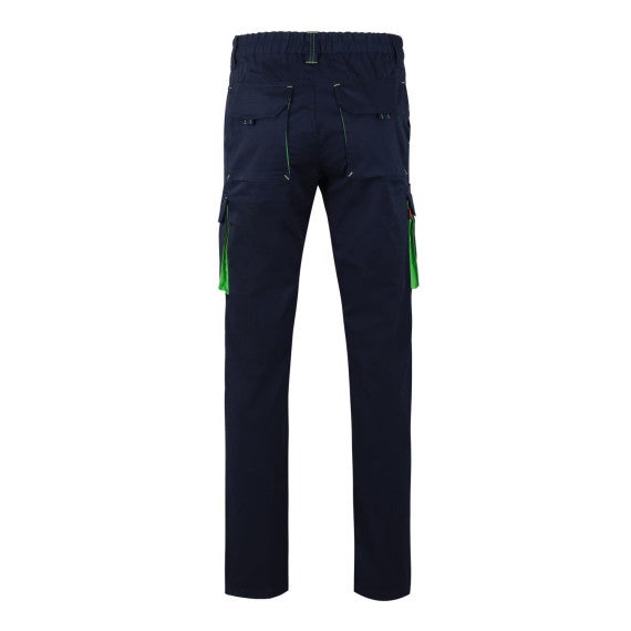 PANTALON STRETCH BICOLORE - 2