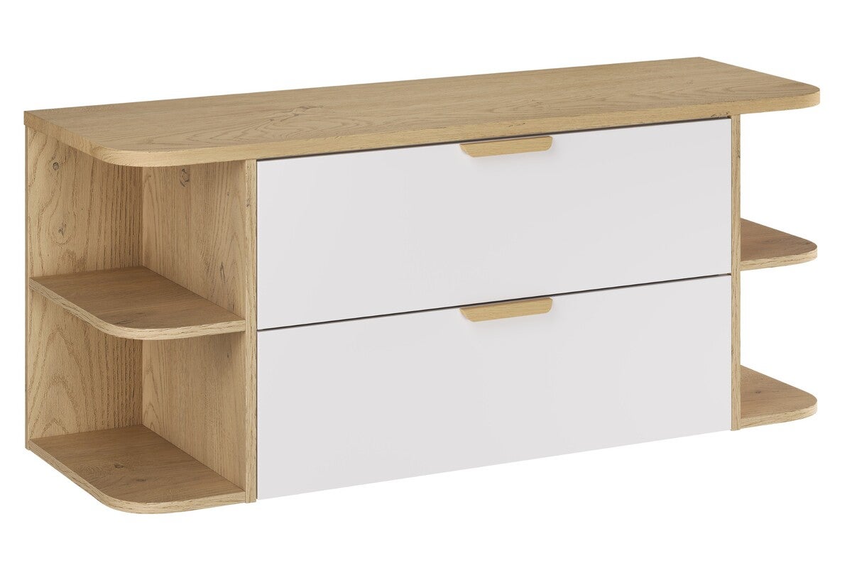 Szafka łazienkowa ASTER WHITE 120 cm biały mat z blatem