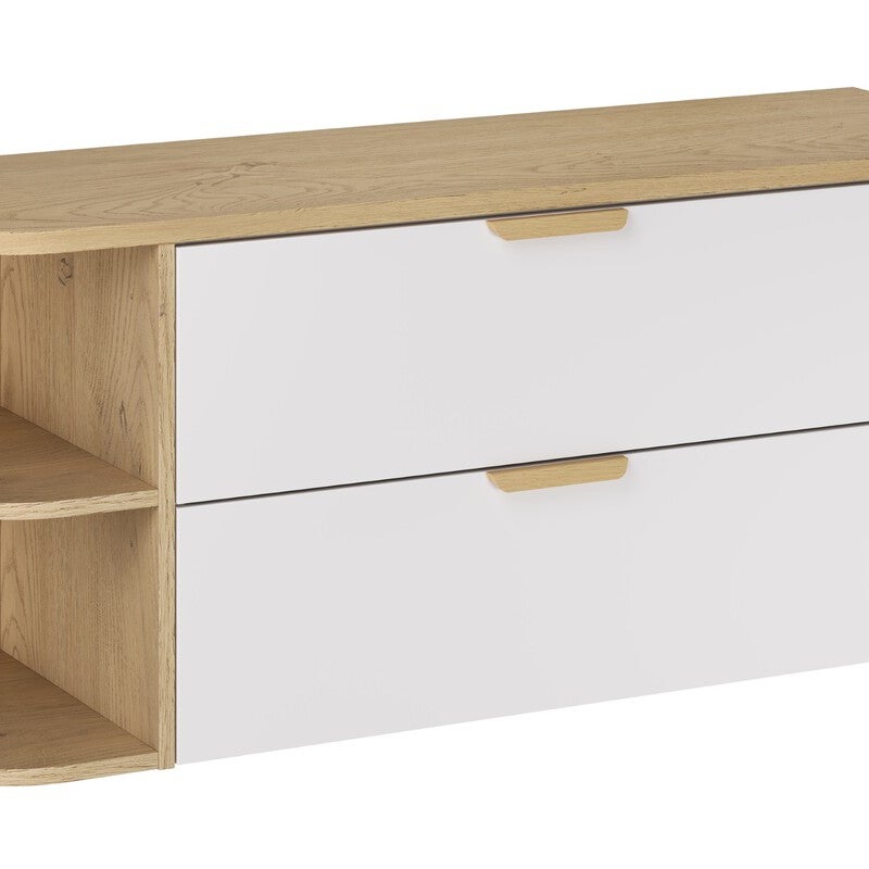 Szafka łazienkowa ASTER WHITE 120 cm biały mat z blatem