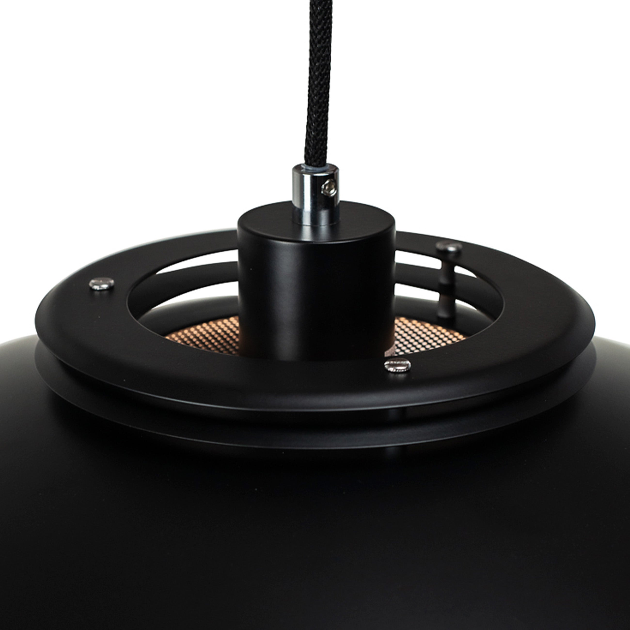 Suspension en métal noir mat, h 20 cm d 38 cm Ejka - DYBERG LARSEN - 3