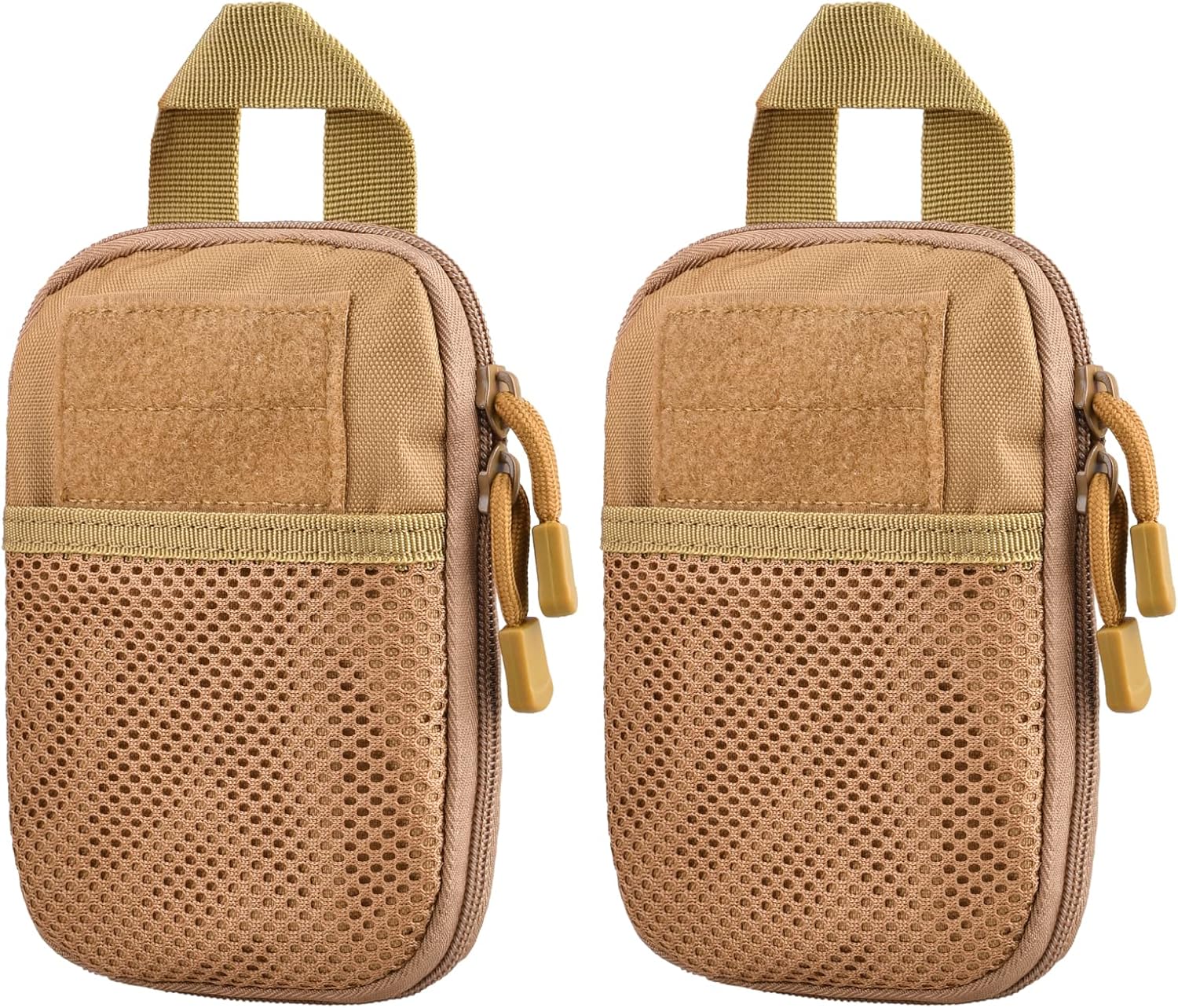 2 Pièces Tactique Poche Molle Sacoche Ceinture Militaire - Pochette EDC Pour Randonnée Et Camping