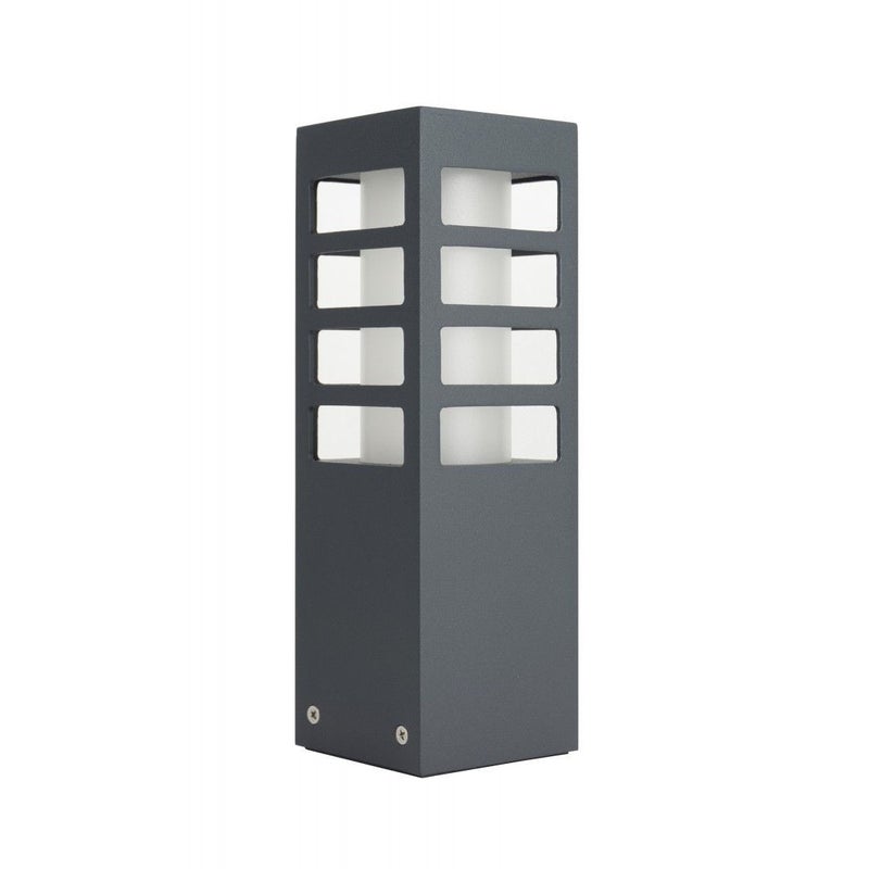 Lampa ogrodowa stojąca Rado ciemnoszara 1xE27x18W IP54 wym: 25 x 8 x 8 cm aluminium SU-MA