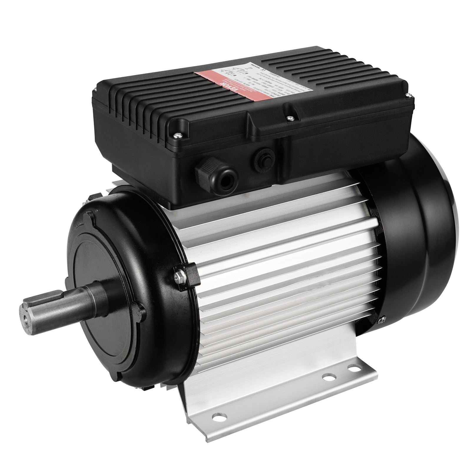Motor electric VEVOR 2.2kW, compresor de aer monofazat, 2800 rpm, AC 220-240V, 13.8A, cadru 90L, B3, ax cu cheie de 24mm, rotație CW/CCW