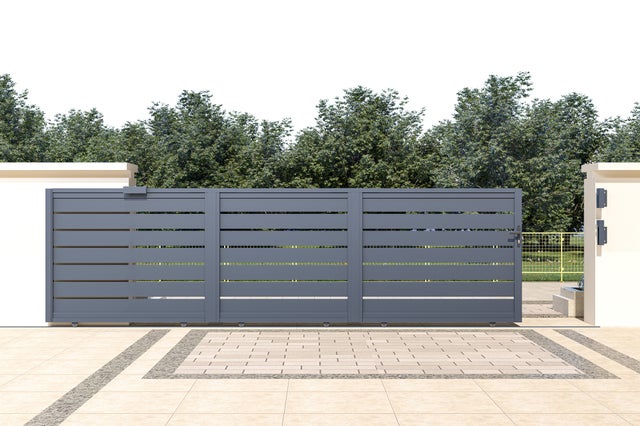 Portail coulissant 5m VOGEL H.140cm aluminium