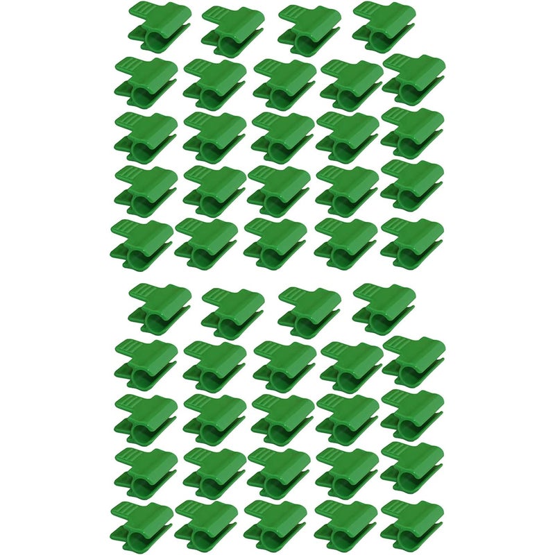 Zestaw 48 opasek zaciskowych do węży ogrodowych, akcesoria do folii do altan ogrodowych, średnica zewnętrzna 16 mm, paliki do roślin, klipsy