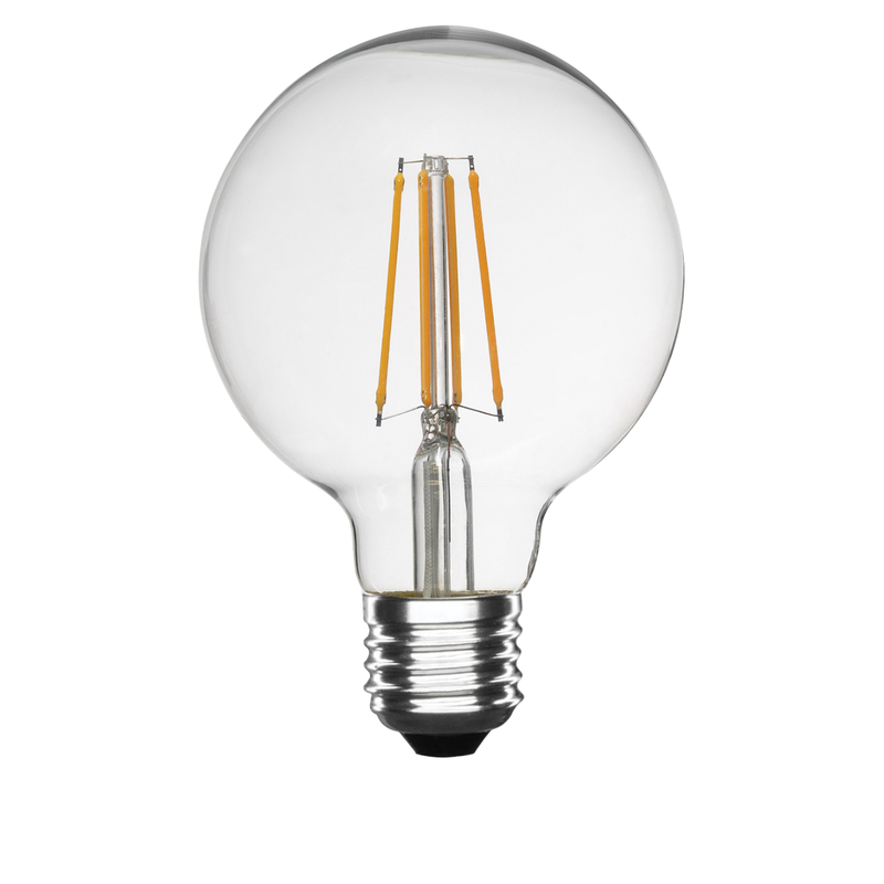 Ściemnialna żarówka LED 10W 2700K E27 G125 Globe
