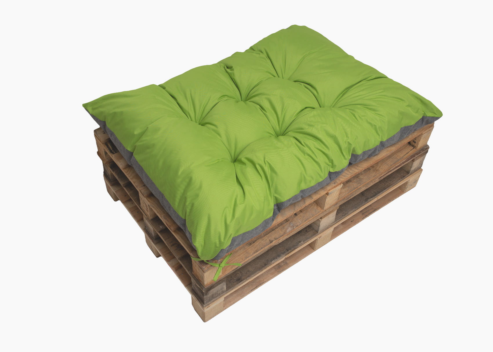 Poduszka ogrodowa na paletę 120x80cm poduszka na meble ogrodowe limonka, poduszka na balkon taras, poducha ogrodowa na meble z palet