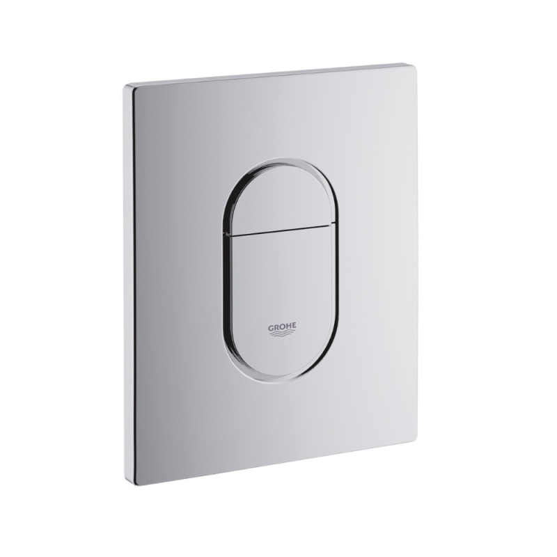 Grohe Pack WC Bâti-support Rapid SL + WC suspendu Cersanit S-line Pro + Abattant + Plaque chrome (ARENASLPRO) - 3