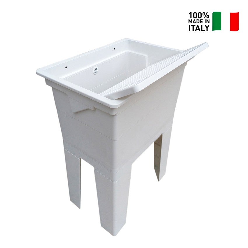 Lavoire monobloc extérieur avec planche 59x41x75cm Jo - 2