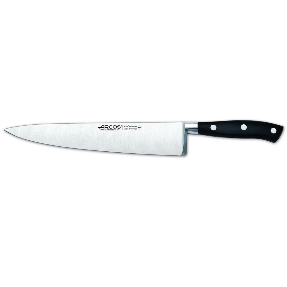 Arcos Cuchillo Cocinero Riviera 233700, Acero Nitrum, Mango De Polioximetileno, Hoja 25 Cm - Imagen 3