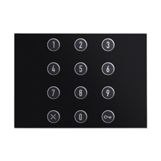 Module de clavier numÃ©rique Urmet Alpha de couleur noire