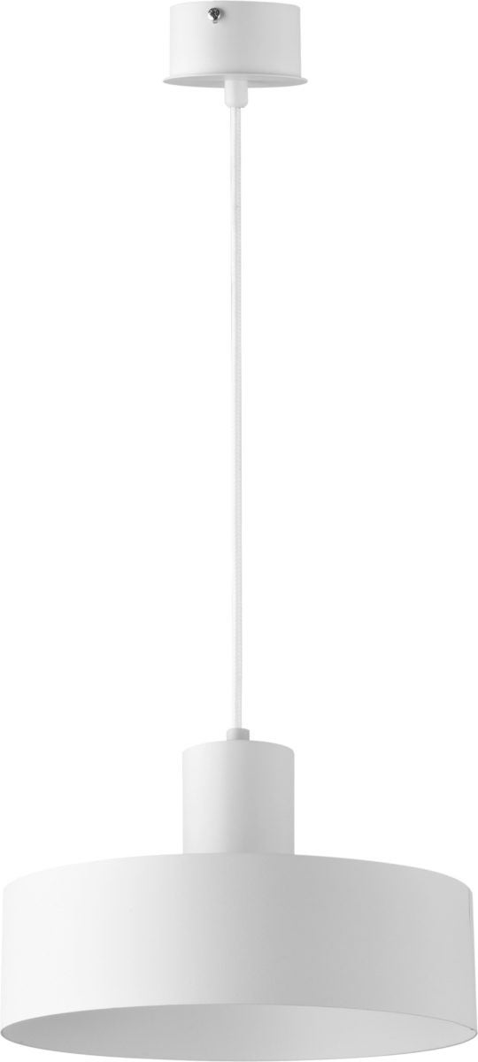 Lampa wisząca Rif biała 1xE27x15W dekoracyjna wym: 90 x 25 x 25 cm metal SIGMA